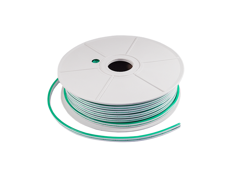 Неон світлодіодний LEDUA 4,9x11,5 мм 11 Вт/м 120 LED 12V IP65 Зелений (5656)