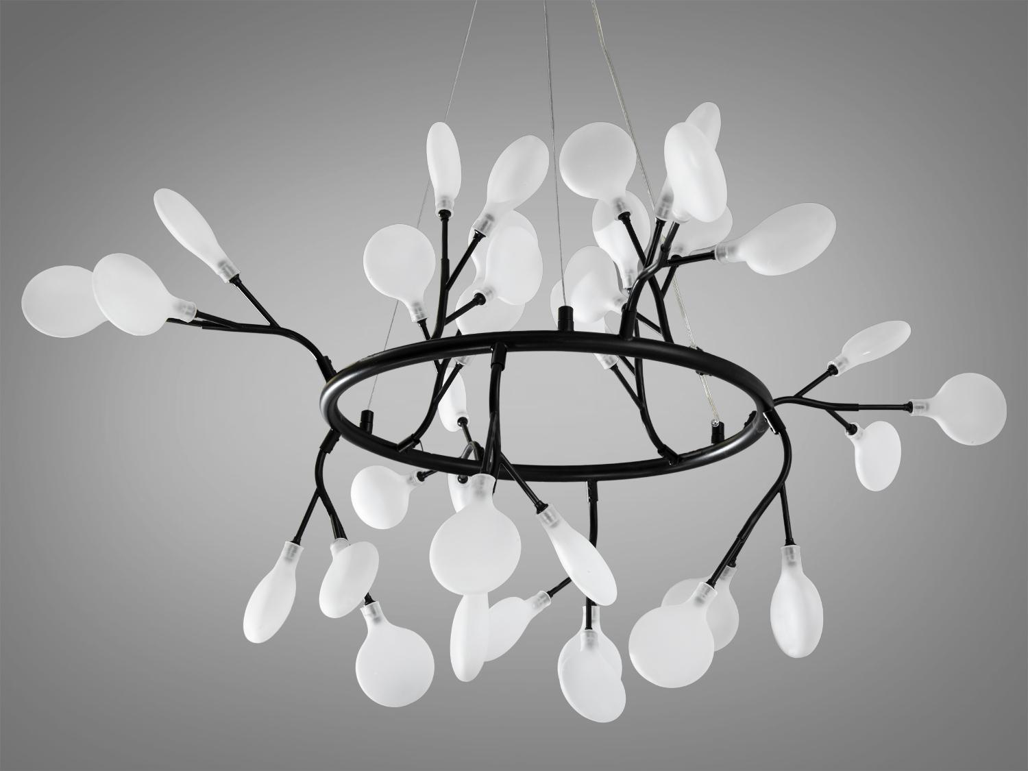 Люстра Diasha Светлячок 27 ламп Черный (Y889-36A BK) Люстра Diasha Светлячок 27 ламп Черный (Y889-36A BK)