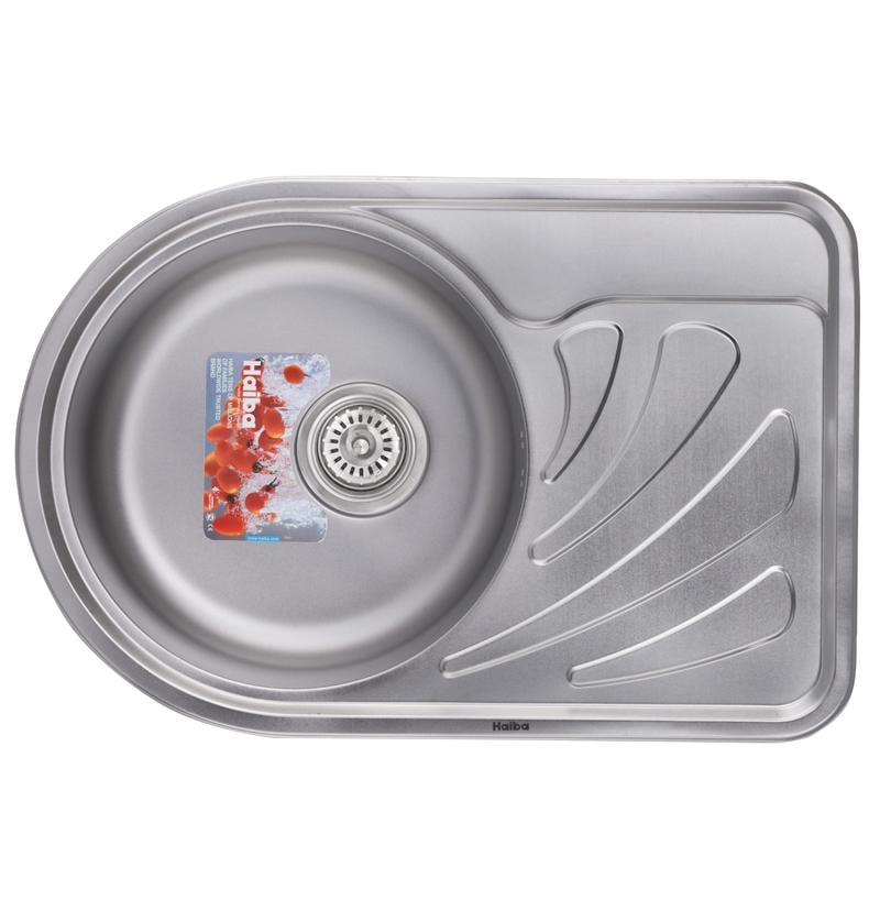 Мойка кухонная HAIBA 67x44 decor (HB0557)