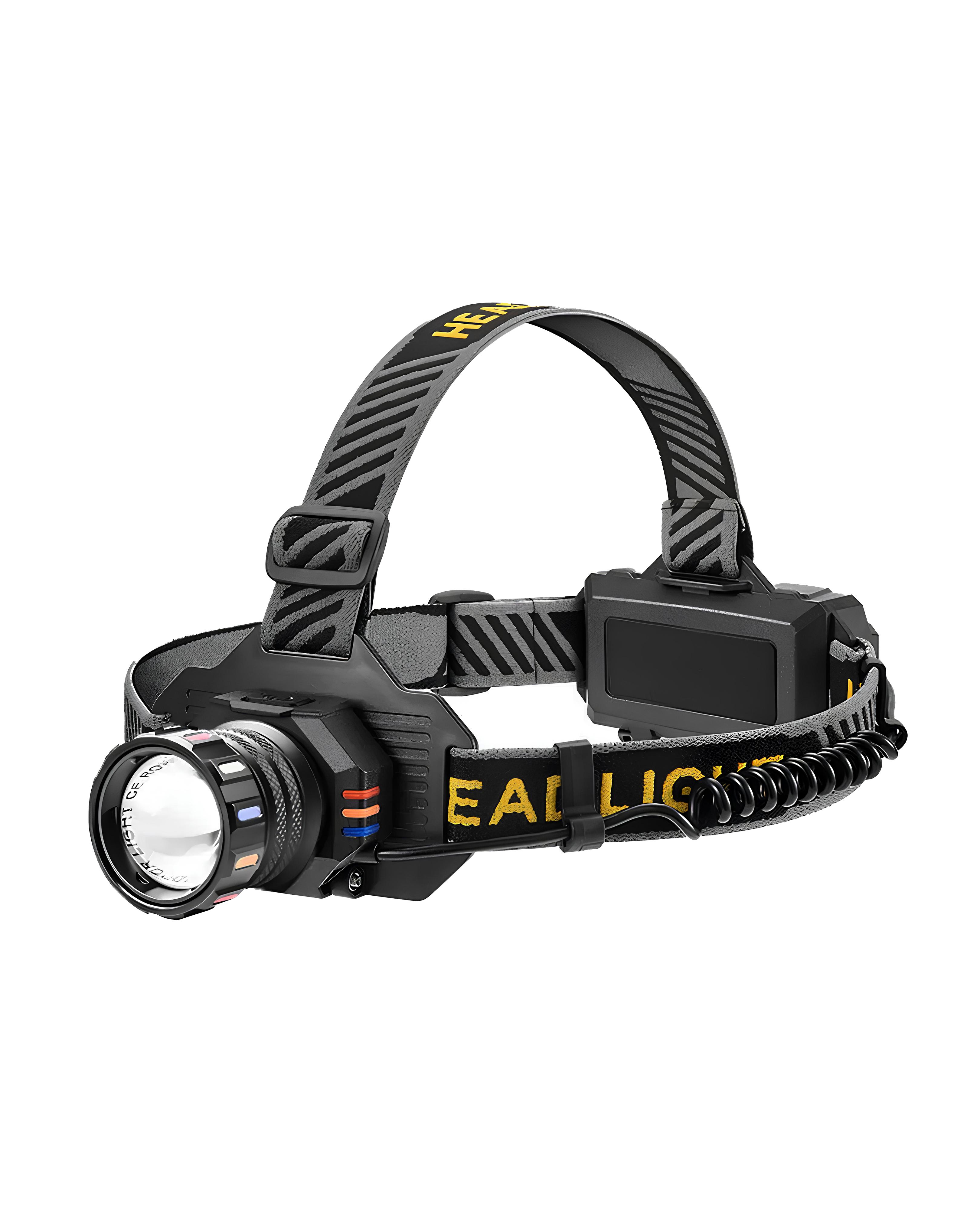 Ліхтар налобний BL-T701C-TG White+Red 5p+4p Zoom 2x18650 ЗП Type-C (LIH-6)