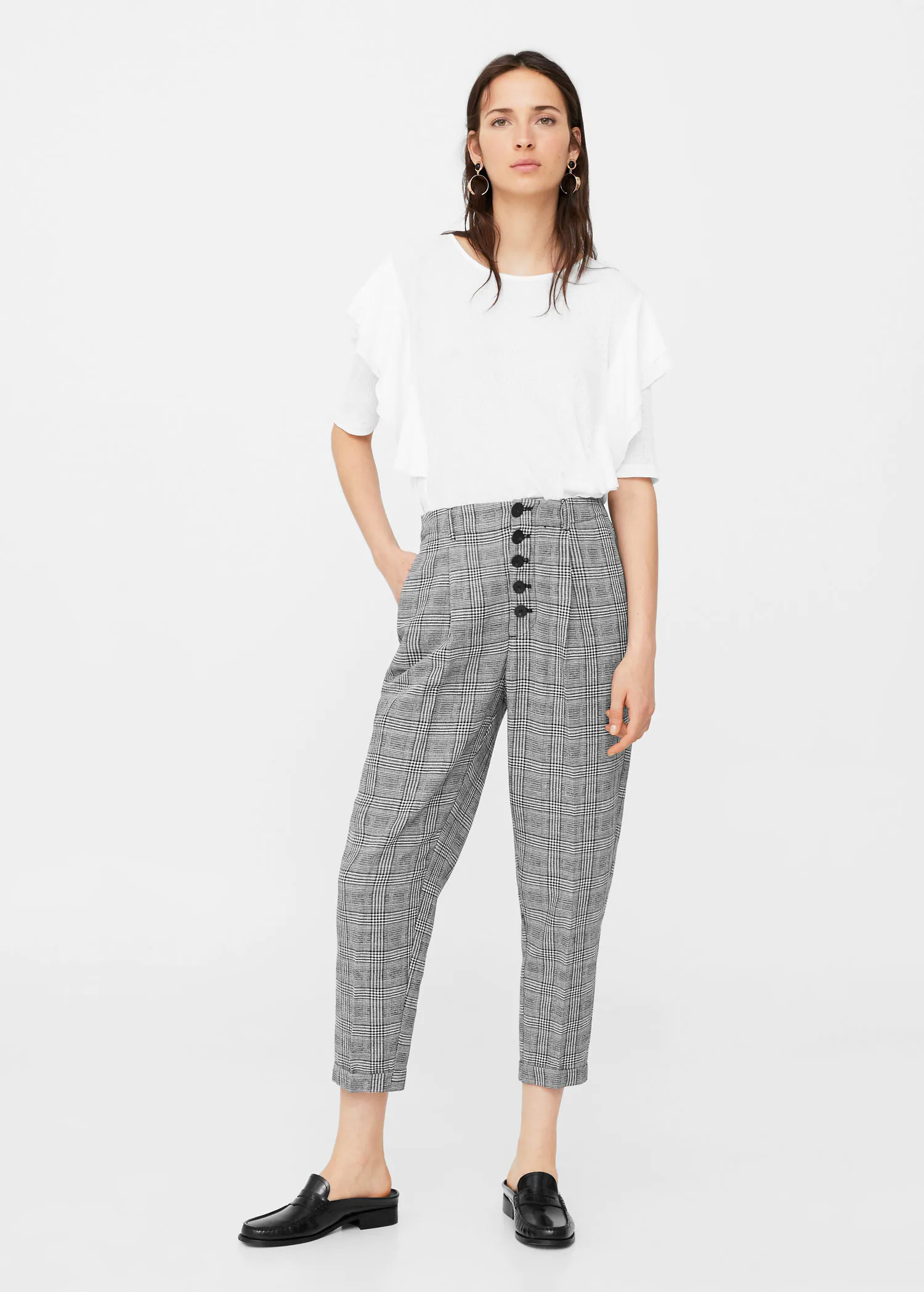 Блузка Mango S Белый (2000000822631) - фото 2 Блузка Mango S Белый (2000000822631) - фото 2