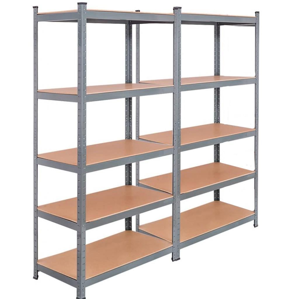 Стеллаж металлический Siker 180x90x40 2 секции 10 полок (4081012212) Стеллаж металлический Siker 180x90x40 2 секции 10 полок (4081012212)