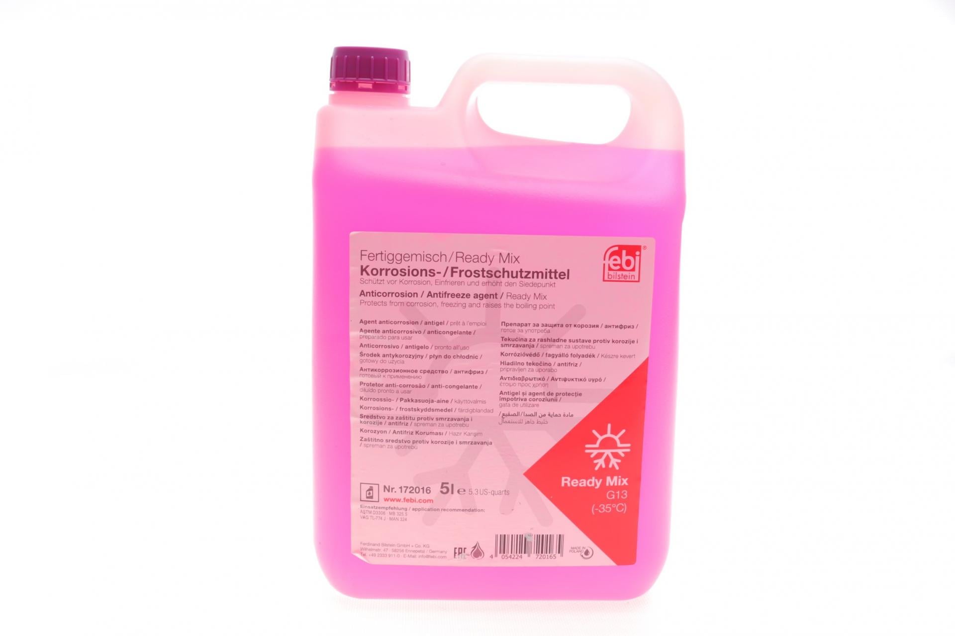 Антифриз FEBI Antifreeze G13 5 л Фиолетовый