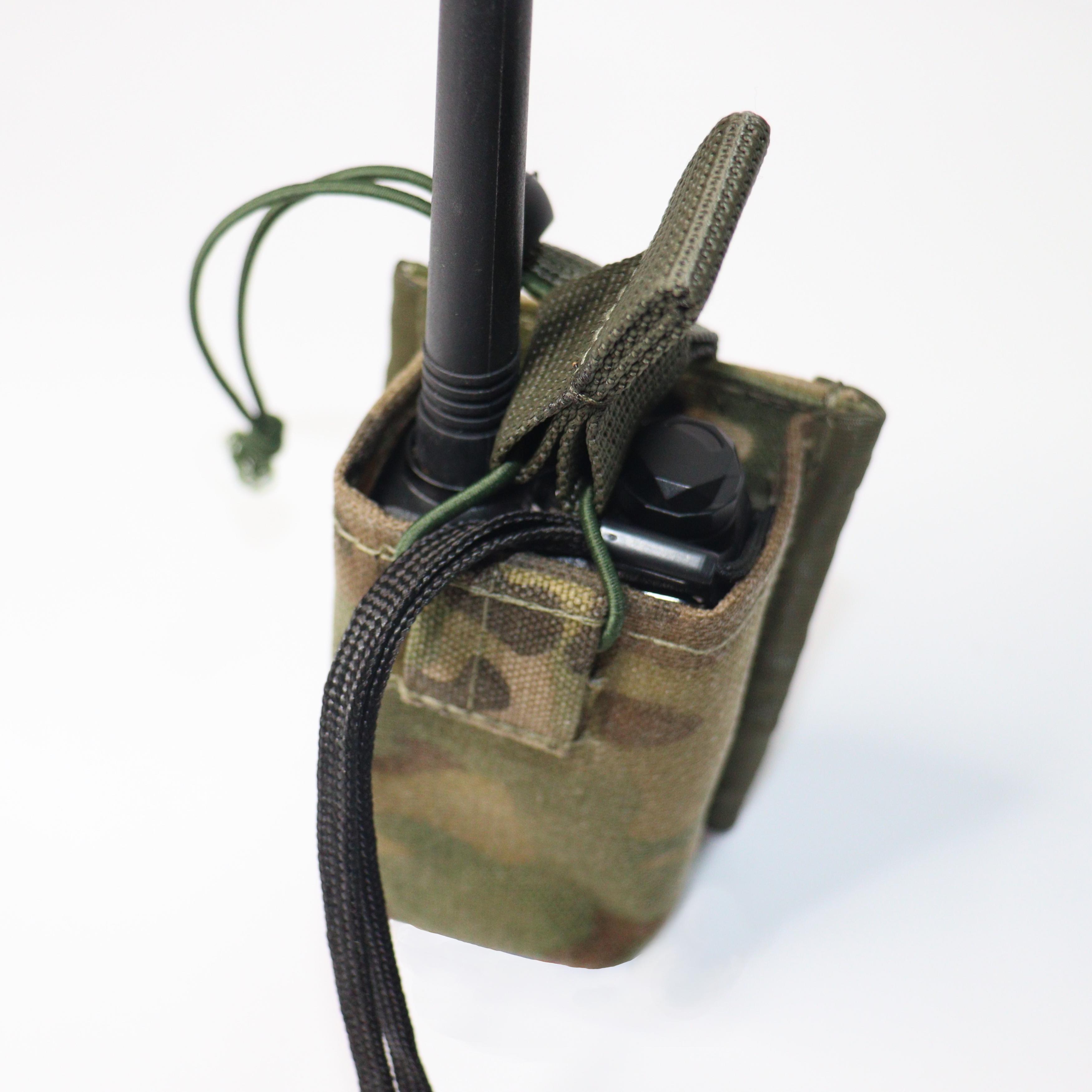 Подсумок UMA под рацию на резинке cordura 1000 DEN Мультикам (011302) - фото 4