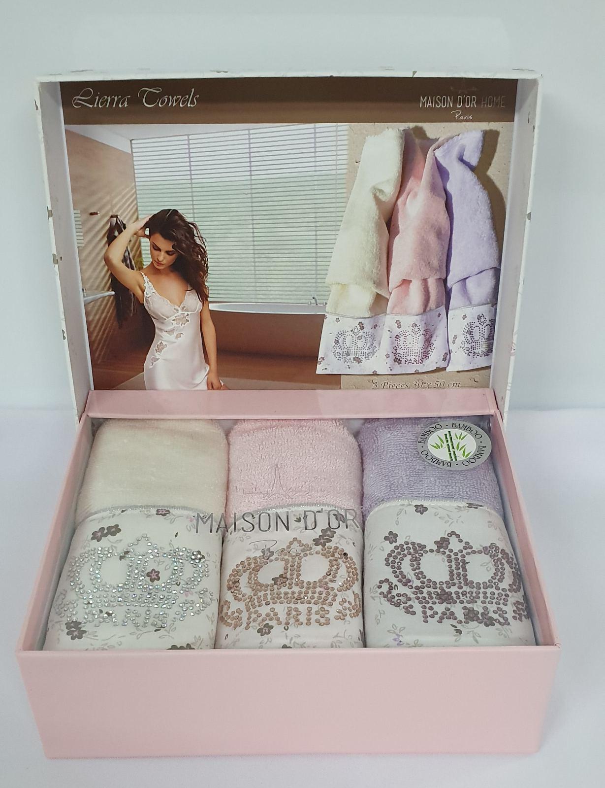 Полотенца Maison D'or 3 шт. Lierra Towel Set 30x50 (03MD01S3S)