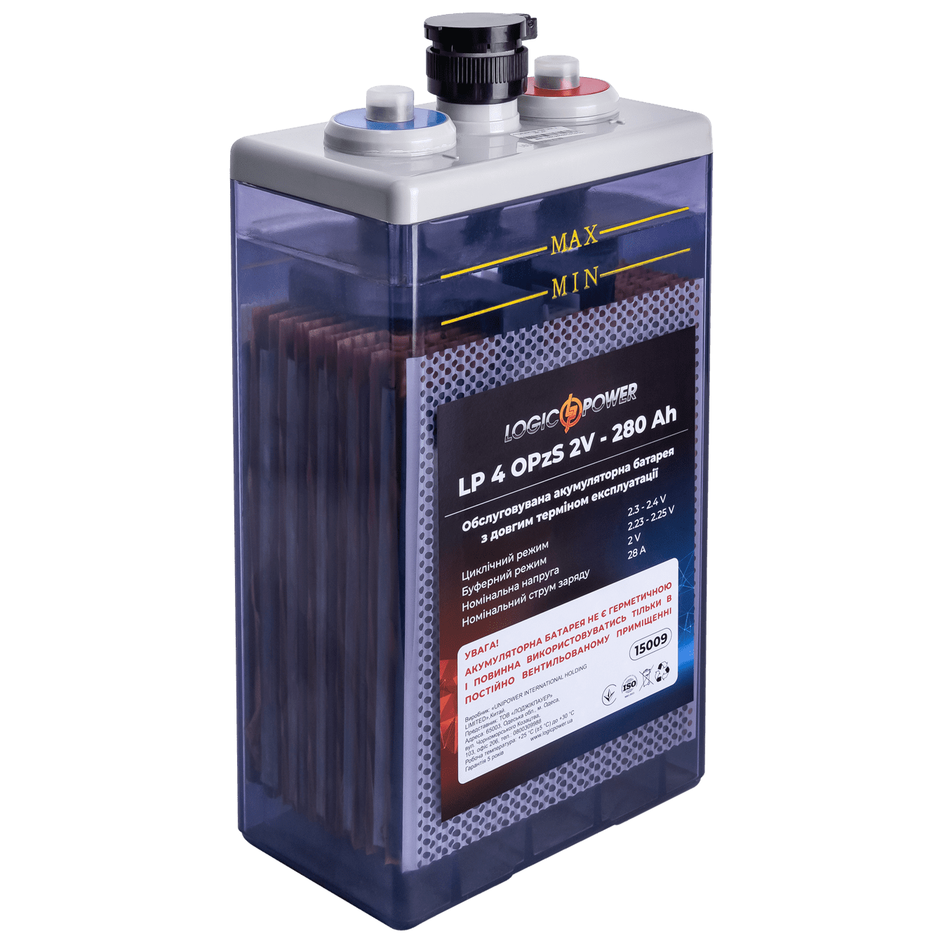 Комплект резервного живлення для підприємств B7000/OPzS батарея 15456 W (19673) - фото 4 Комплект резервного живлення для підприємств B7000/OPzS батарея 15456 W (19673) - фото 4