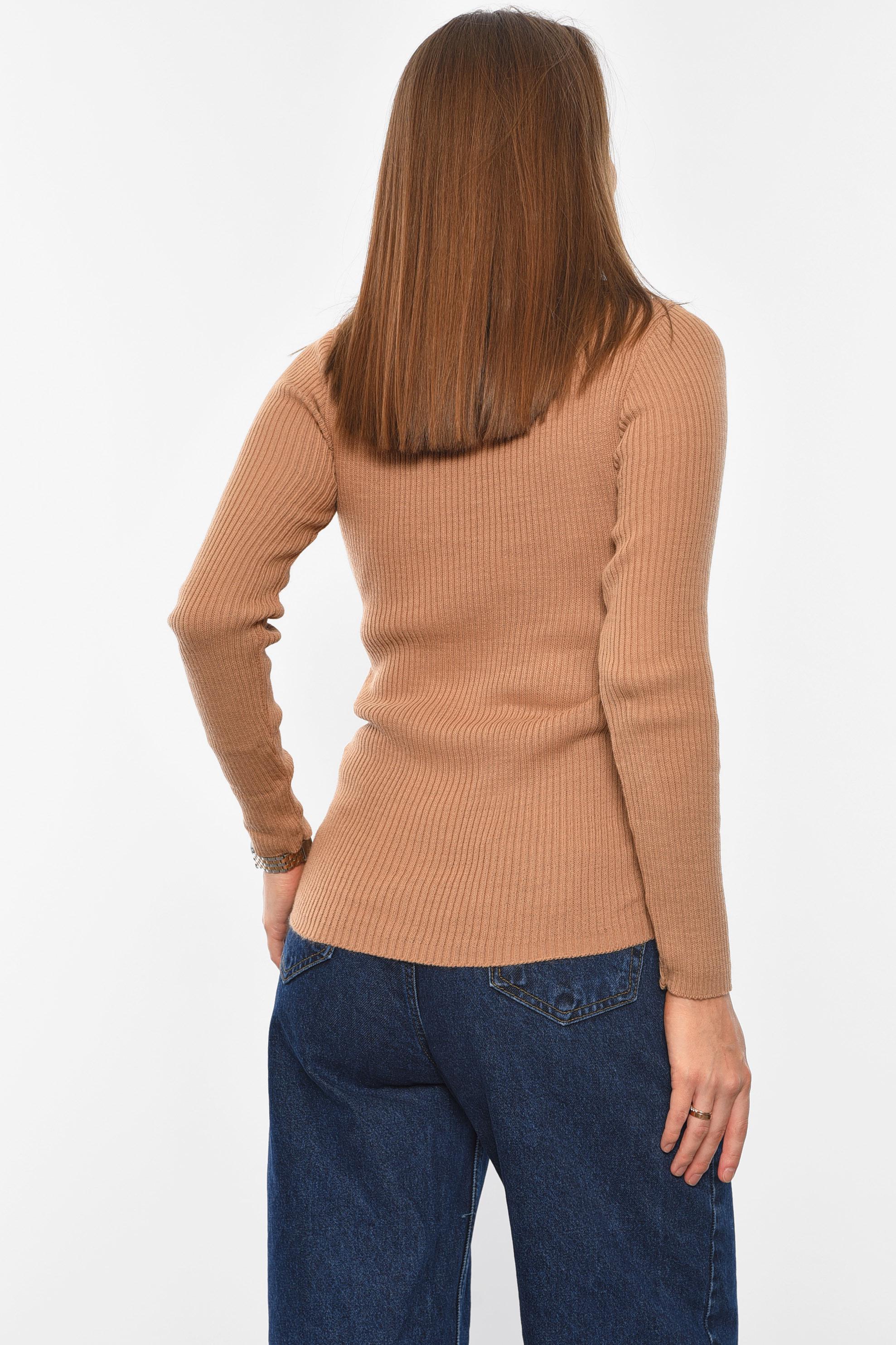 Гольф женский однотонный S-XL Мокко (194562) - фото 3