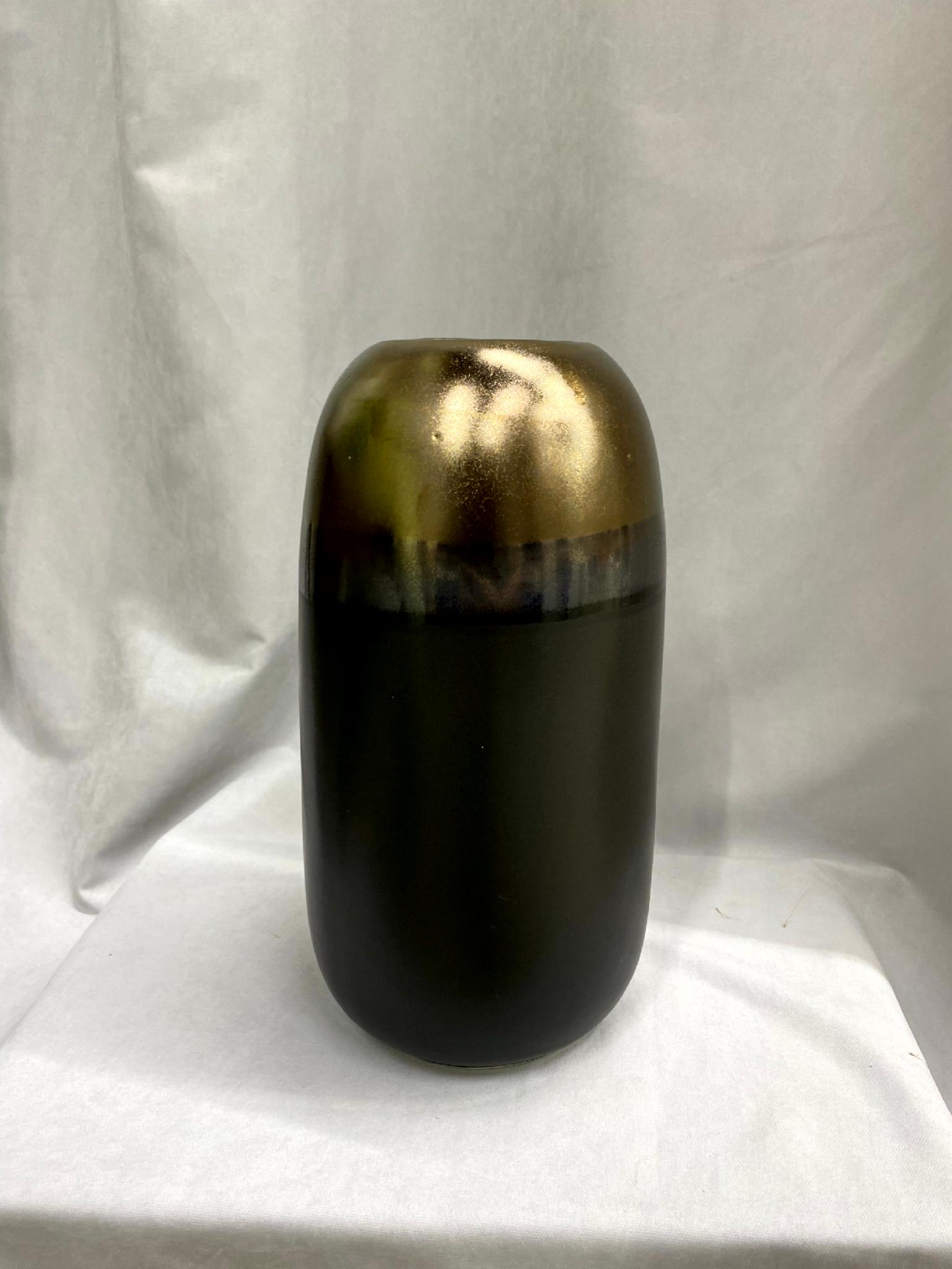 Ваза керамічна d 15 см 28 см Бронзовий (93670424) - фото 2 Ваза керамічна d 15 см 28 см Бронзовий (93670424) - фото 2