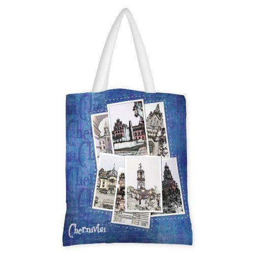 Сумка женская тканевая Presentville Chernivtsi university (SV CHR005 WH)