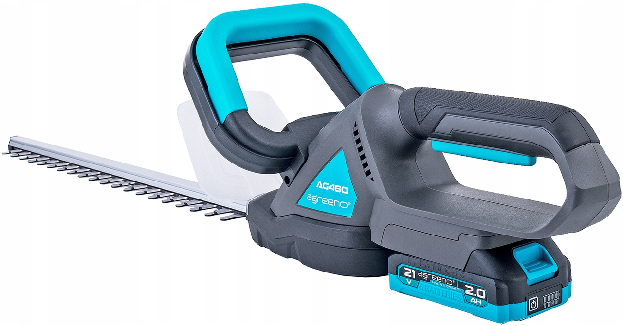 Кущоріз акумуляторний AGREENO 50 см 20 В з 2 акумуляторами 2 Аг (AG460) - фото 2 Кущоріз акумуляторний AGREENO 50 см 20 В з 2 акумуляторами 2 Аг (AG460) - фото 2