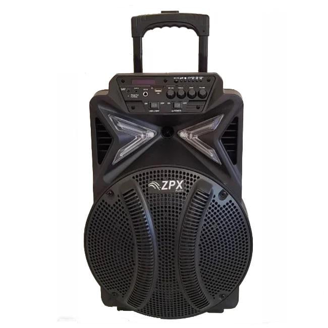 Колонка аккумуляторная ZPX-7782 12" с микрофоном 120 W USB/FM/Bluetooth/TWS (4709320)