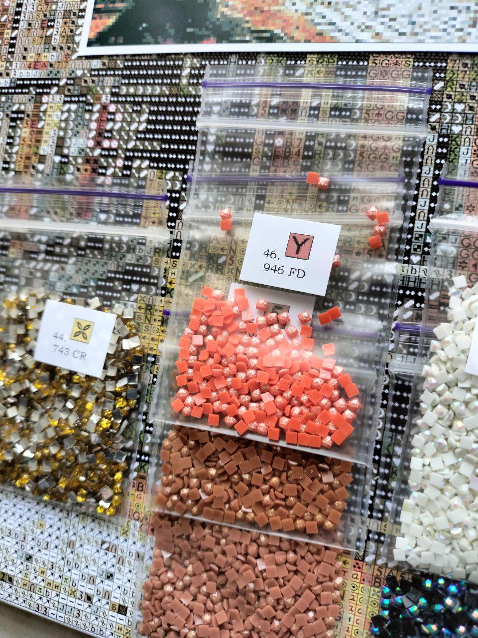 Алмазная мозаика АлМазка Осенний двор квадратные алмазы без подрамника 40x50 см (АлМ-287) - фото 2 Алмазная мозаика АлМазка Осенний двор квадратные алмазы без подрамника 40x50 см (АлМ-287) - фото 2