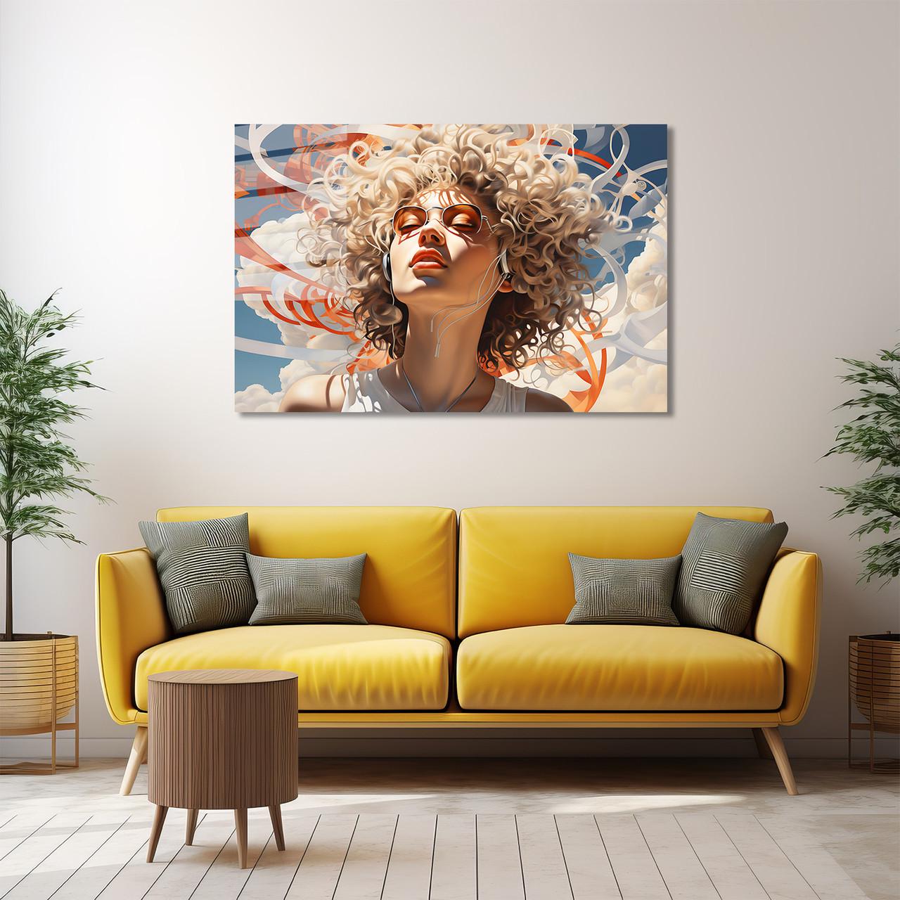 Картина на стекле NovellaPrint Полет вдохновения 90х60 см (401.3) - фото 2