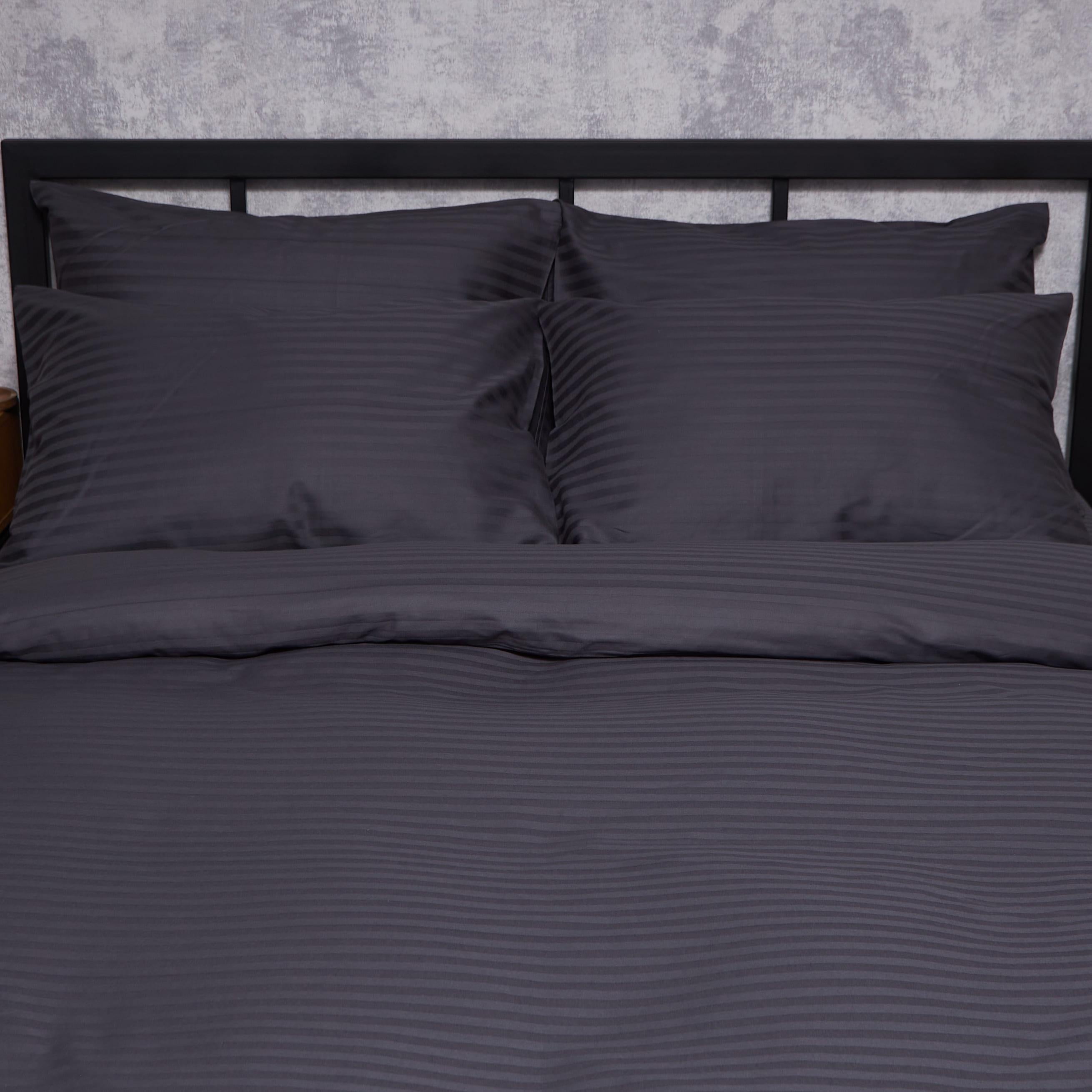 Набор наволочек Moon&Star Satin Stripe 50х70 см 2 шт. Dark Serenity (MS-840001245)
