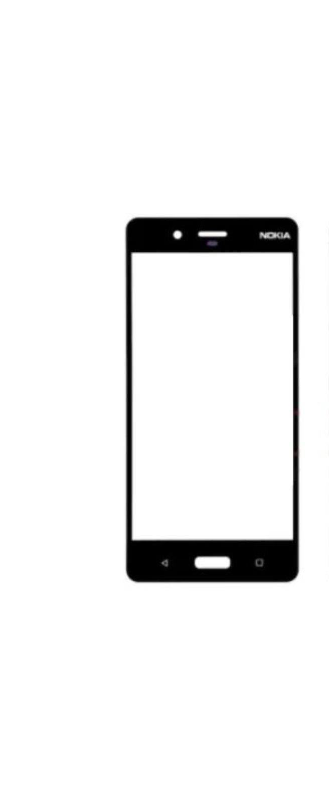 Стекло для переклейки дисплея для Nokia 8 Dual Sim Черный (TA-1004)