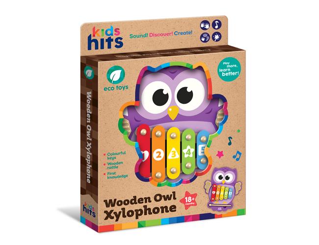 Дерев'яна іграшка Wooden Owl Xylophone (DN- KH20/019) - фото 3