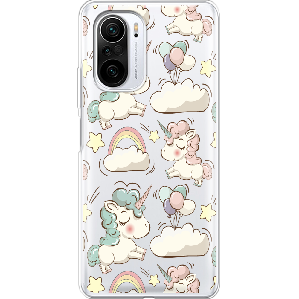 Чохол Boxface Xiaomi Mi 11i Unicorns Прозорий силікон (42102-cc2-42102)