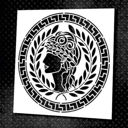 Трафарет многоразовый DFA Круглый узор 24 для штукатурки и краски (С00024)