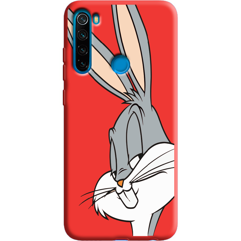 Чехол Boxface Xiaomi Redmi Note 8 Lucky Rabbit Красный силикон (38214-bk81-38683)