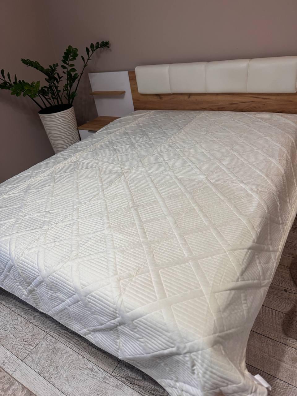 Покрывало велюровое 210х230 см см Белый (Д-velur-pled-001-26) Покрывало велюровое 210х230 см см Белый (Д-velur-pled-001-26)