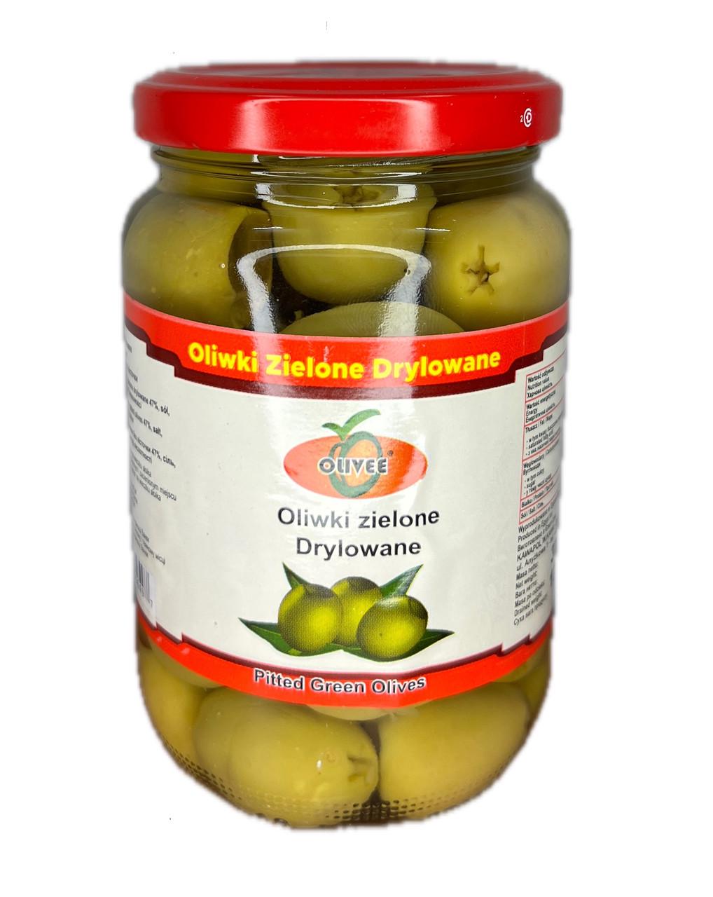 Оливки зелені Olivee без кісточок великі 370 г