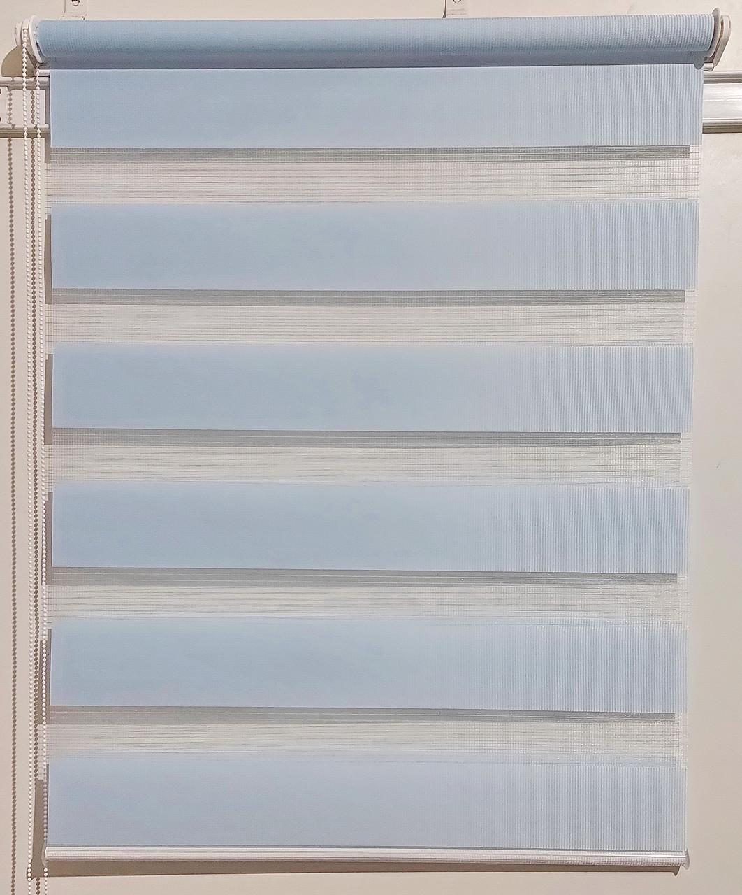 Рулонная штора день-ночь Miranda ВМ-04 35х130 см Голубой (ВМ-04-58)