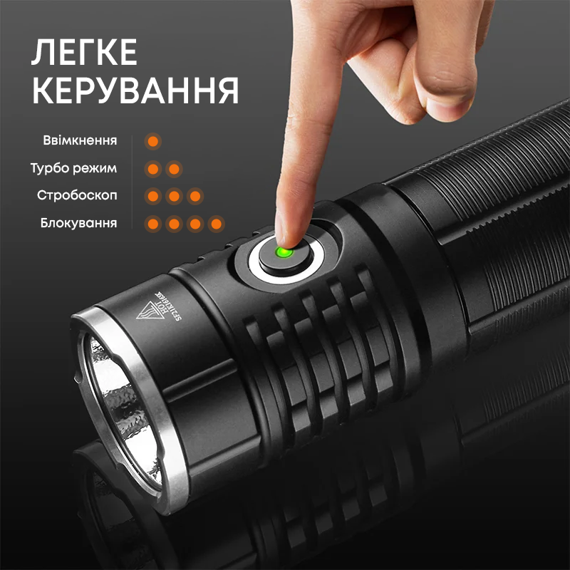 Ліхтар акумуляторний водонепроникний 5000lm 5000 mAh (0033) - фото 8 Ліхтар акумуляторний водонепроникний 5000lm 5000 mAh (0033) - фото 8