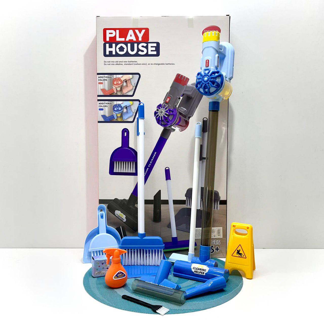 Детский игровой набор для уборки Limo Toy с пылесосом 62 см Голубой (096-60A-B) - фото 2 Детский игровой набор для уборки Limo Toy с пылесосом 62 см Голубой (096-60A-B) - фото 2