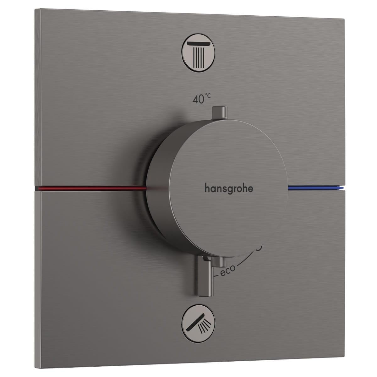 Смеситель для душа Hansgrohe Shower Select Comfort E термостатический Серый матовый (37460355)