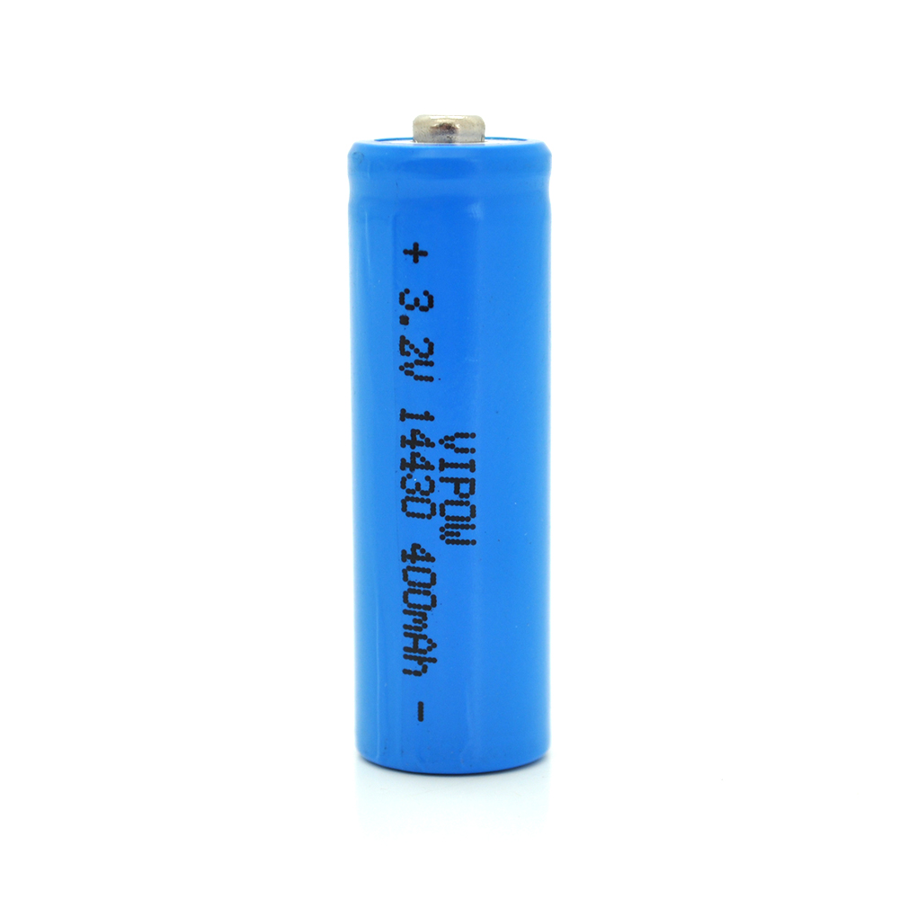 Аккумулятор литий-железо-фосфатный Vipow 14430 IFR14430 400 mAh 3,2V (26439666)