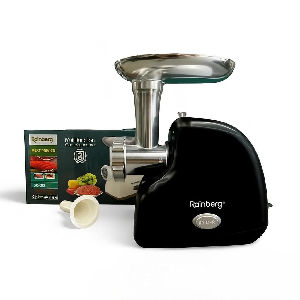 М'ясорубка електрична Rainberg RB-2319 3000 Вт з реверсом Червоний (ML-05083)