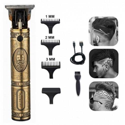 Машинка для стрижки акумуляторна HAIR CLIPPER WS-T99 для бороди та волосся (2-3-650018) - фото 5