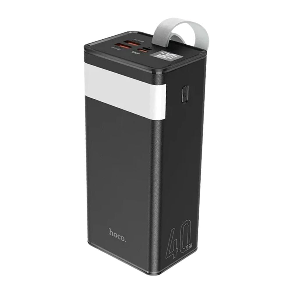 Повербанк с быстрой зарядкой Hoco J86 40000 mAh 22,5W USB Type-C micro USB Черный (120.1663)