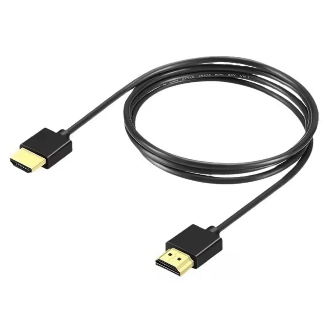 Кабель ультратонкий HDMI - HDMI v2.0 4K 1 м Черный (2790960136) Кабель ультратонкий HDMI - HDMI v2.0 4K 1 м Черный (2790960136)