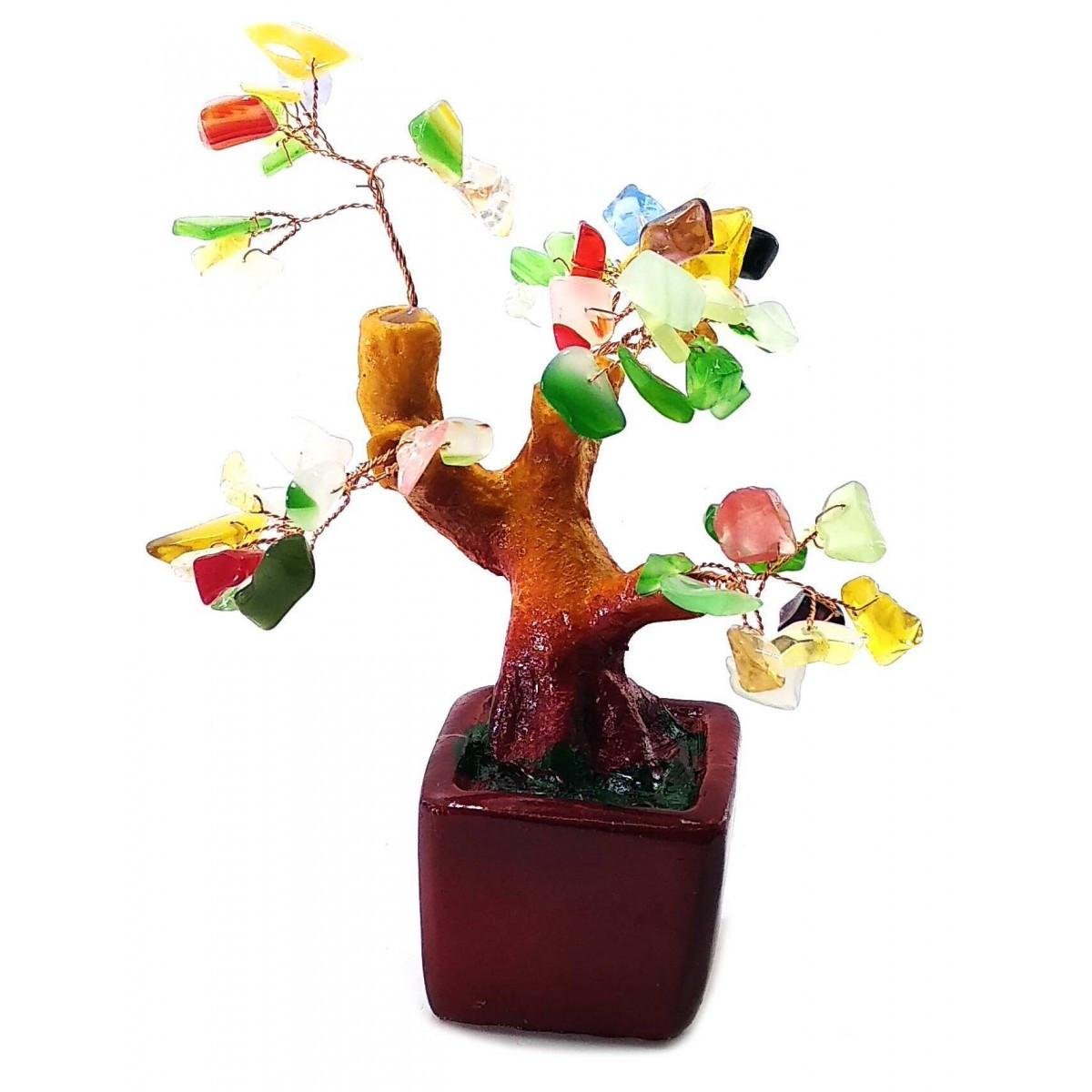 Дерево счастья с камнями 15х10х5 см (32539)