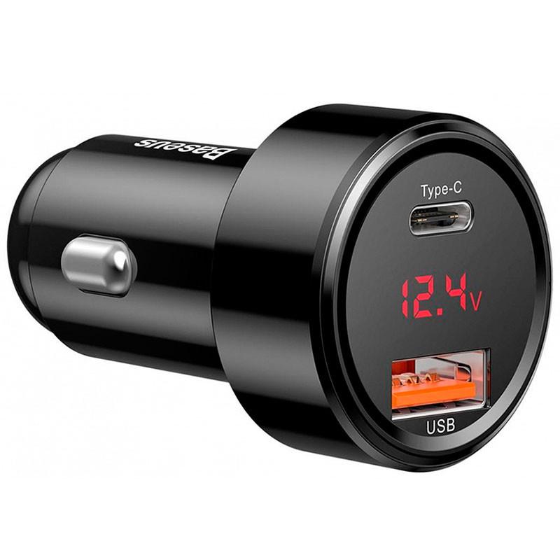 Автомобільний зарядний пристрій BASEUS Magic Series PPS PDout/USB 45W/QC/PD/LCD CCMLC20C Чорний (00000052331_1)