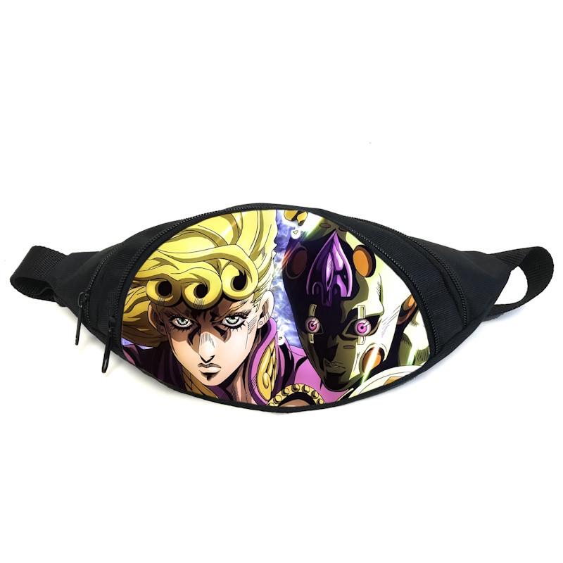 Поясная сумка-бананка Cappuchino toys Невероятные приключения Джоджо GB Jojo 022 Черный (2087115310)