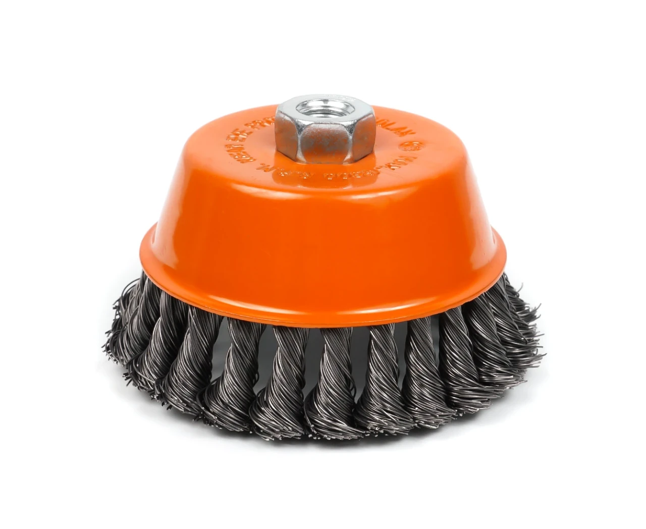 Щетка чашеобразная для УШМ М14 плетеная 85 мм (27734135)