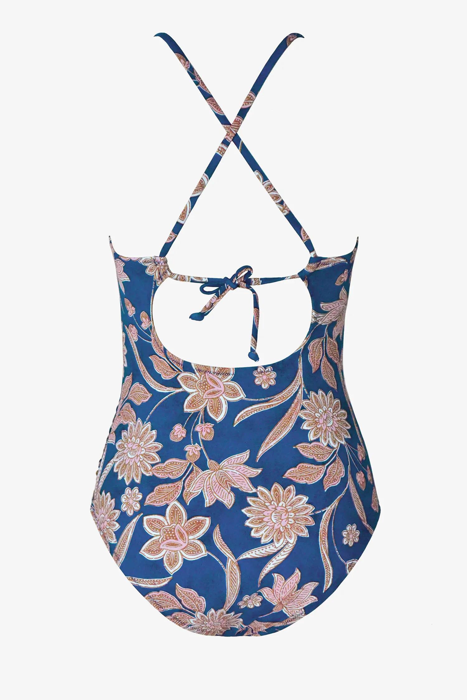 Купальник Cupshe XL Синьо-бежевий (ADL5026) - фото 5