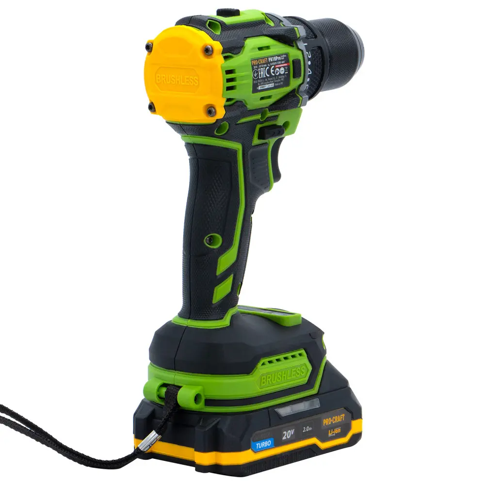 Шурупокрут Pro-Craft PA-18 PRO з 1 АКБ 2 А/г та ЗП (001816) - фото 5