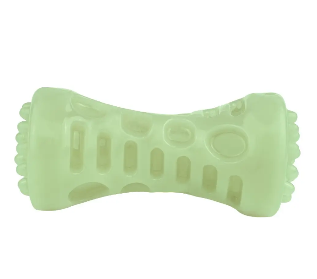 Игрушка для собак BronzeDog GLOW Гантеля светонакопительная 5х13 см (1R0550) - фото 3