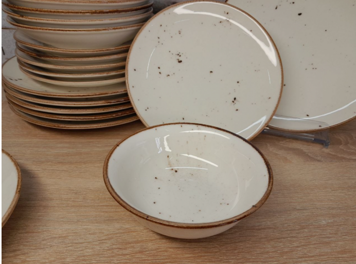 Столовый сервиз  OMS TULU фарфор 6 персон 24 шт. KL24-Крем (KL24-Крем) - фото 6