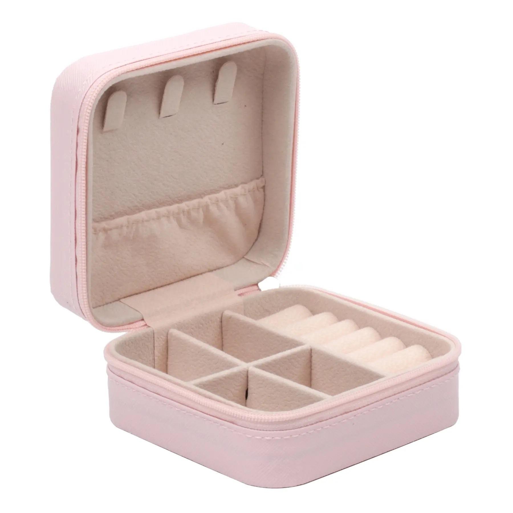 Шкатулка для хранения украшений 10х10х5 см Розовый (302226fc)