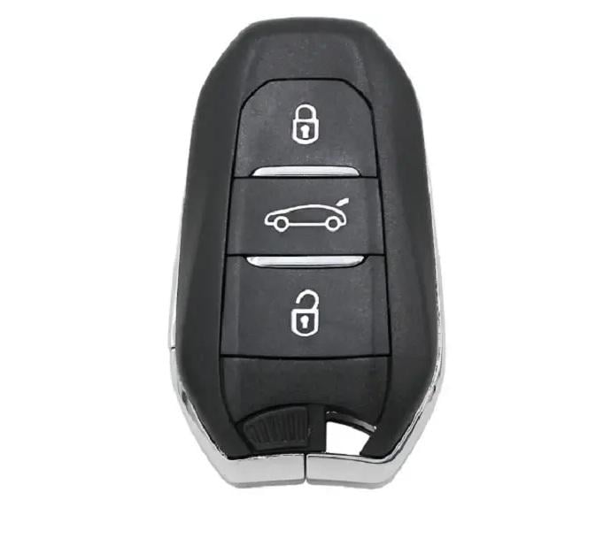 Автоключ зі штатною охоронною системою Peugeot RK07