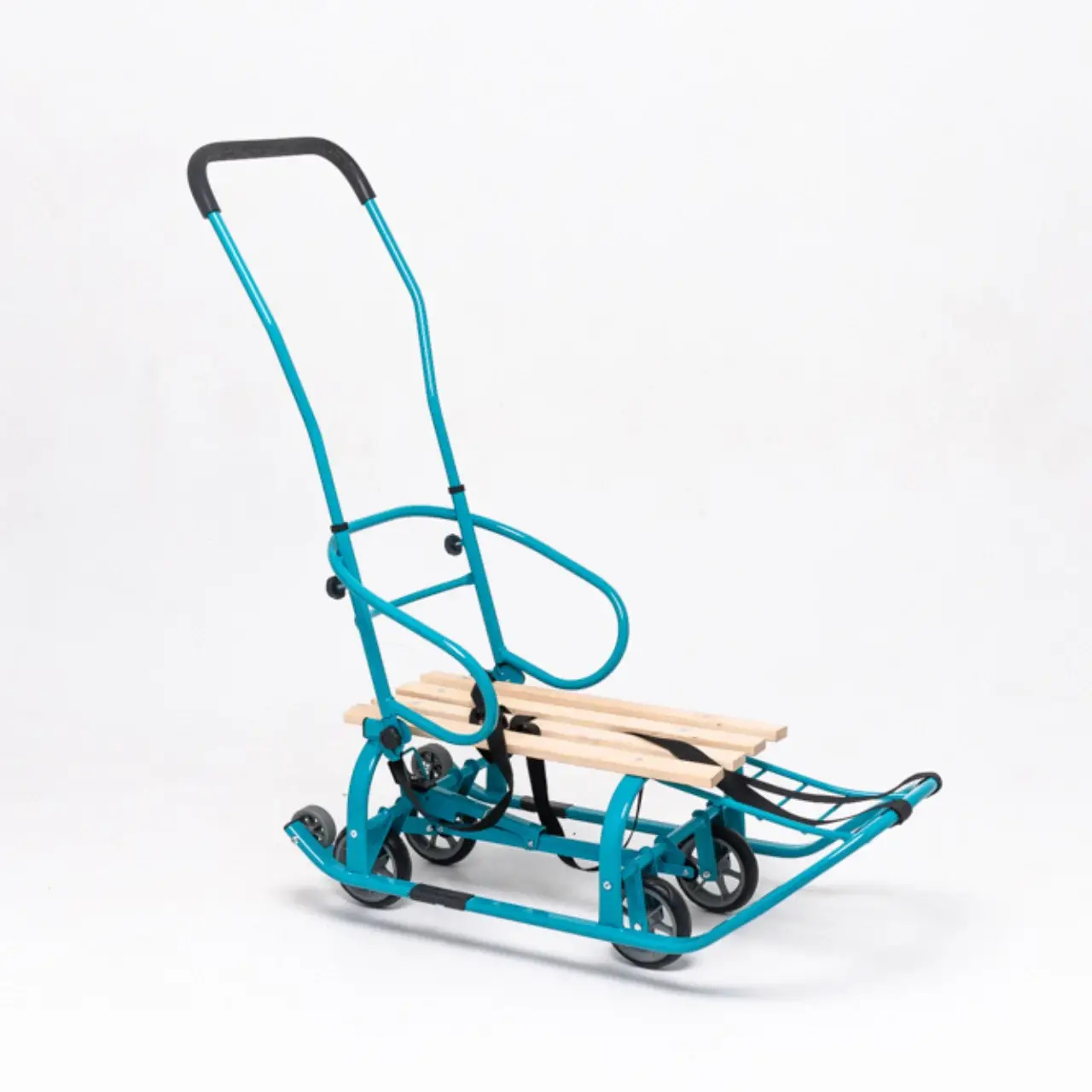 Санки-трансформер детские с колесами Патриот LUX 2026 Голубой