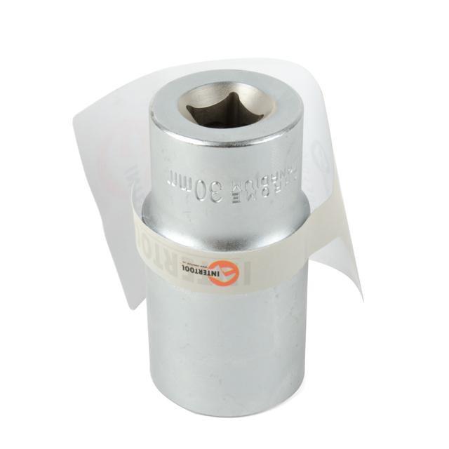 Удлиненная головка шестигранная Intertool ET-0130 CrV 1/2" 30х78 мм