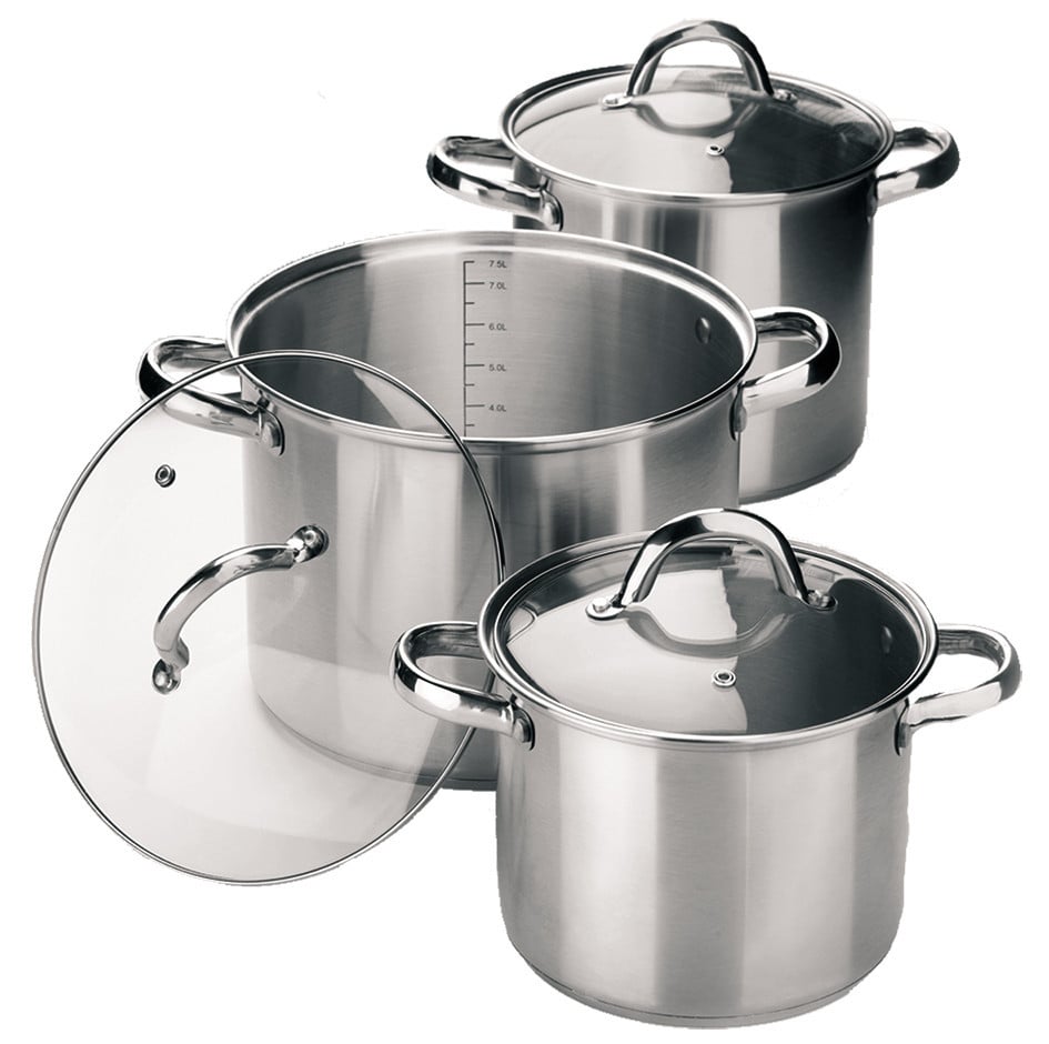 Hабір каструль Maestro 6 пр. нержавіюча сталь (MR-2023)