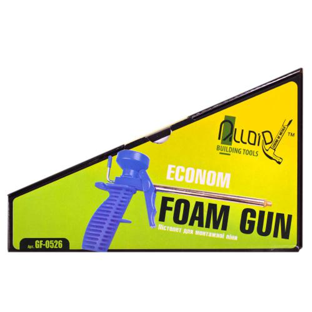 Пістолет для монтажної піни Alloid пластиковий - фото 4 Пістолет для монтажної піни Alloid пластиковий - фото 4