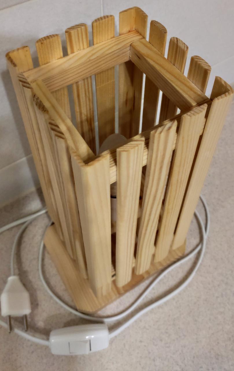 Настольная лампа/ночник из дерева (2089120236) - фото 4 Настольная лампа/ночник из дерева (2089120236) - фото 4