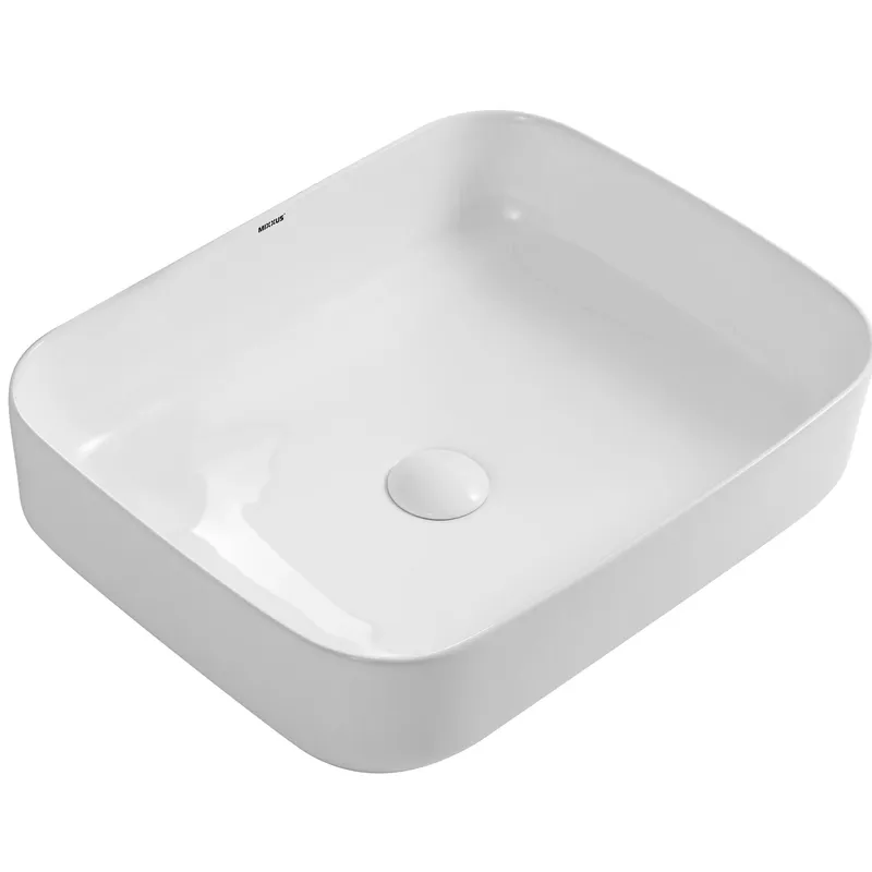 Раковина накладная MIXXUS Premium DIVERSE-0110 MARBLE-BLACK 500х390х130 мм (MP6517)